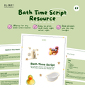 Bath Time Talk Script for Toddlers (PDF)